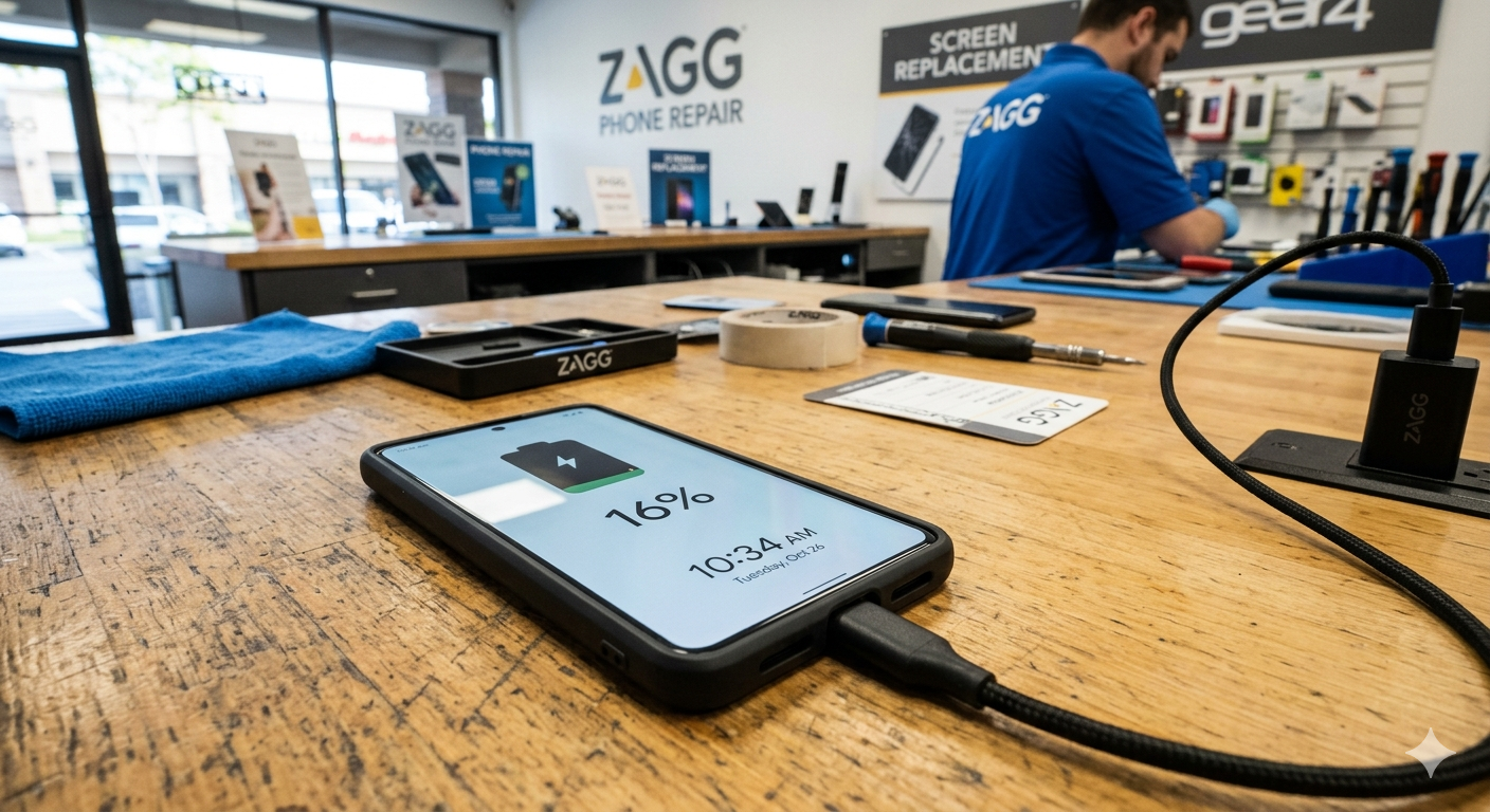 smartphone battery draining quickly warning